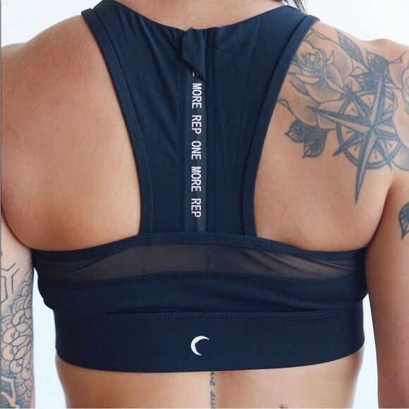 Zyia Black All Star Sports Bra - Size L - Picture 3 of 5